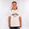 Camiseta Niño Beige Good Vibes - Algodón Pesado 200g