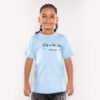Camiseta Niño Azul Claro England - Algodón Pesado 200g