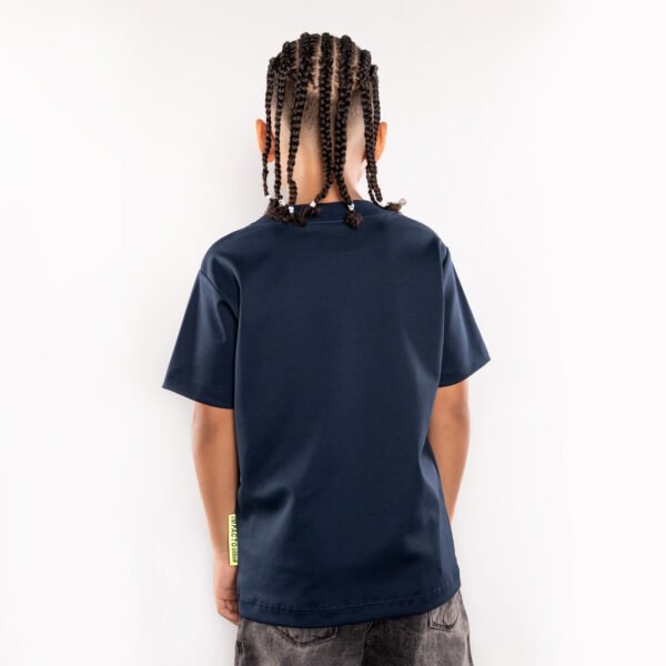 Camiseta Niño Azul Oscuro Only Angels - Tela Qatar Premium