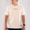 Camiseta Beige en Tela Qatar – Minimalist "Outside"