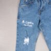 Jean Azul Claro para Niño con Rotos y Estampado Urbano – Impacto Urban