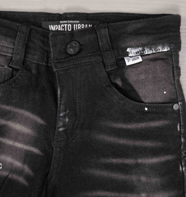 detalle-cintura-jean-negro-para-nino Cintura y bolsillos del jean negro para niño