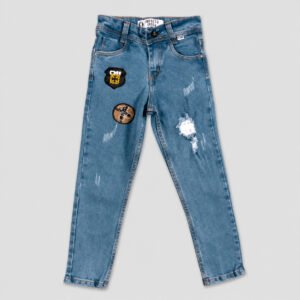 Jean Azul Claro con Parches para Niño – Impacto Urban