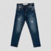 Jean azul oscuro para niño con efecto desgastado Impacto Urban