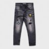 Jean gris para niño con rotos y parches Impacto Urban