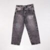 Jean baggy gris para niño con bordados NEW y 64
