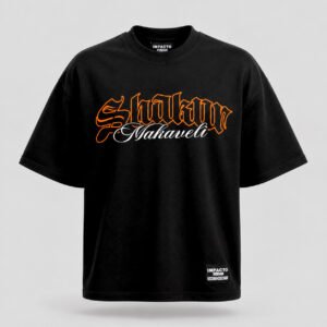 camiseta-oversize-shakur-makaveli-frontal camiseta oversize con pedrería para hombre