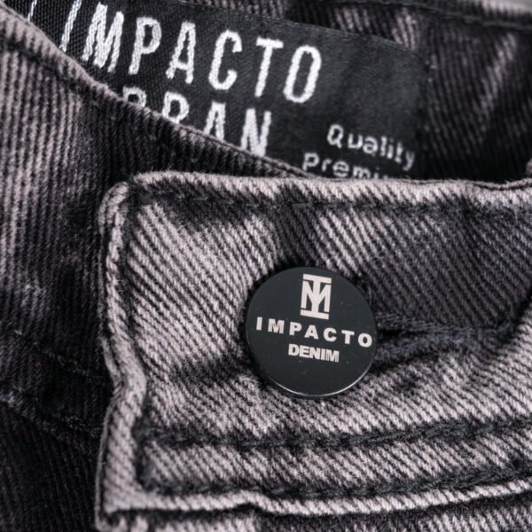 Jean baggy gris con bordados NEW y 64 para niño – Impacto Urban