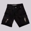bermuda-cargo-negra-kids-nino Bermuda cargo de jean para niño color negro