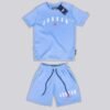 conjunto-camiseta-pantaloneta-azul-nino-kids Conjunto para niño en tela Qatar color azul cielo con camiseta y pantaloneta