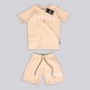 conjunto-jordan-beige-camiseta-pantaloneta-nino-kids Conjunto para niño en tela Qatar color beige con camiseta y pantaloneta