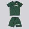 conjunto-jordan-camiseta-pantaloneta-verde-nino-kids Conjunto para niño en tela Qatar color verde con camiseta y pantaloneta