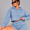 conjunto-mujer-burda-stretch-azul-cielo Conjunto para mujer en burda stretch azul cielo con buzo corto y short